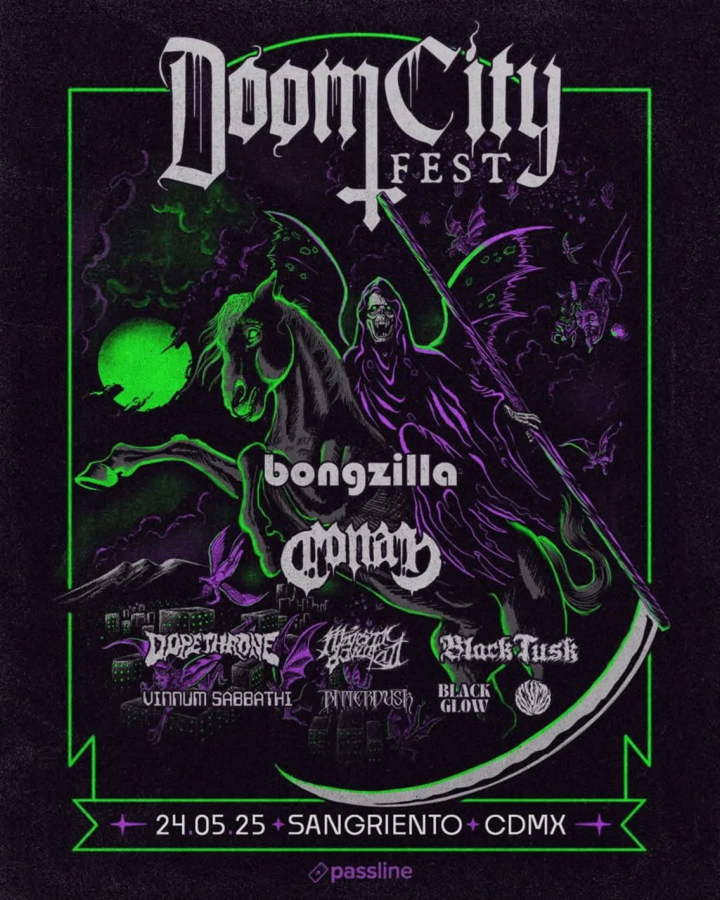 Estas son las poderosas bandas que estarán en el Doom City Fest 2025 ...