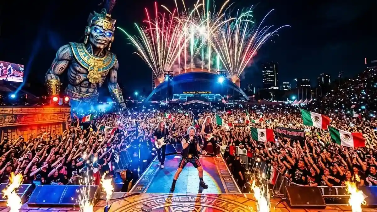iron maiden en México