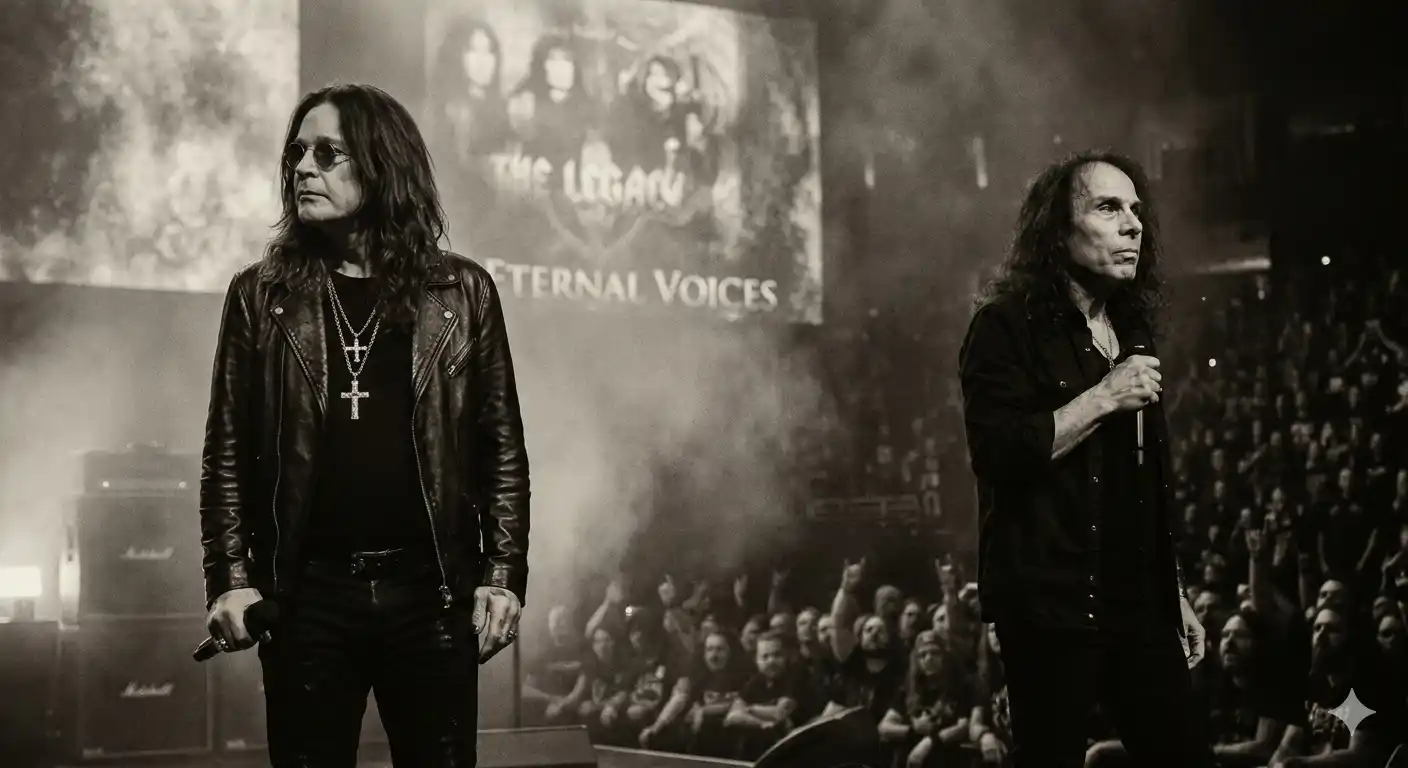 Ozzy Osbourne y Ronnie James Dio
